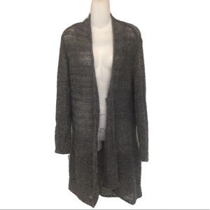 Eileen Fisher Long Gray Cardigan